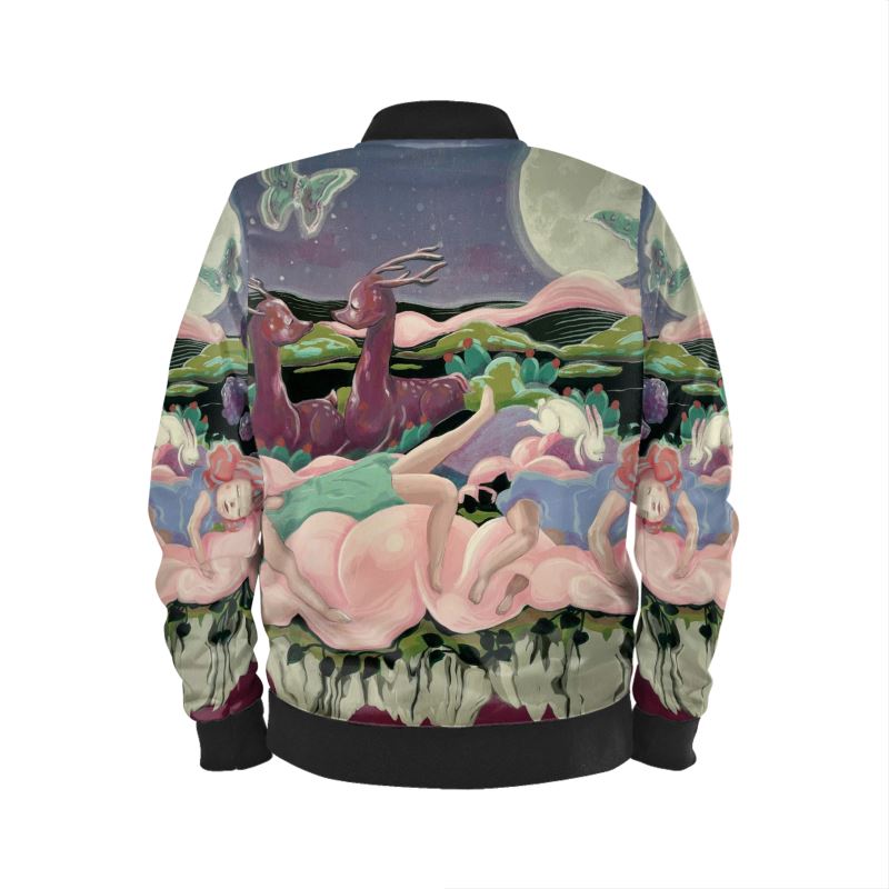 Moon Dream Women Bomber Jacket