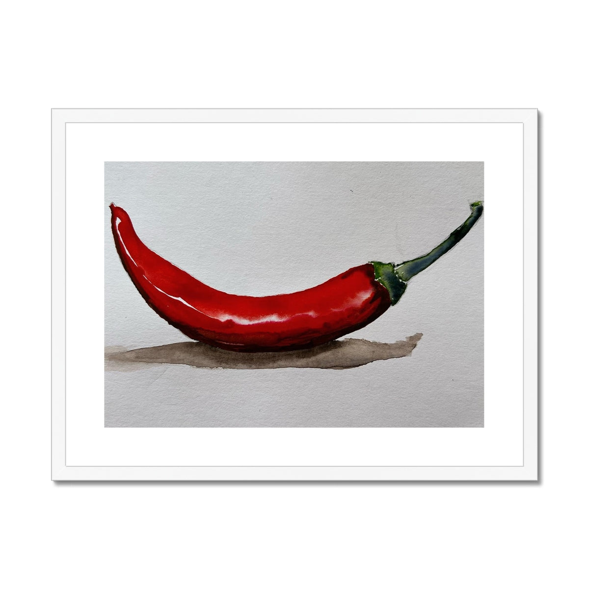 Red Pepper Framed & Mounted Print