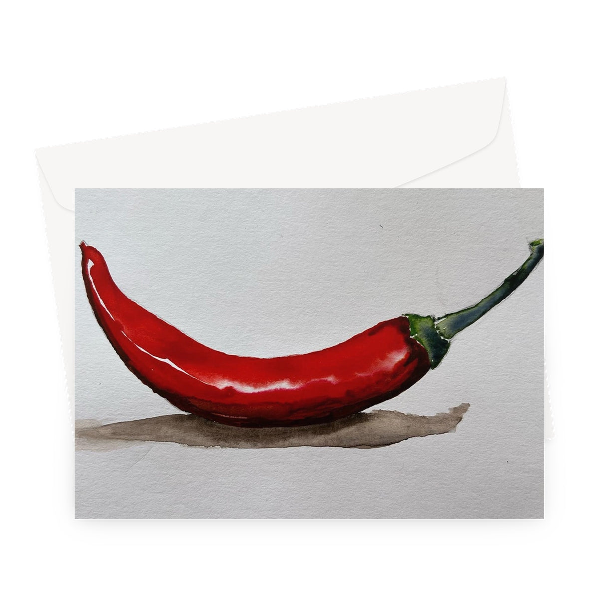 Red Pepper Greeting Card