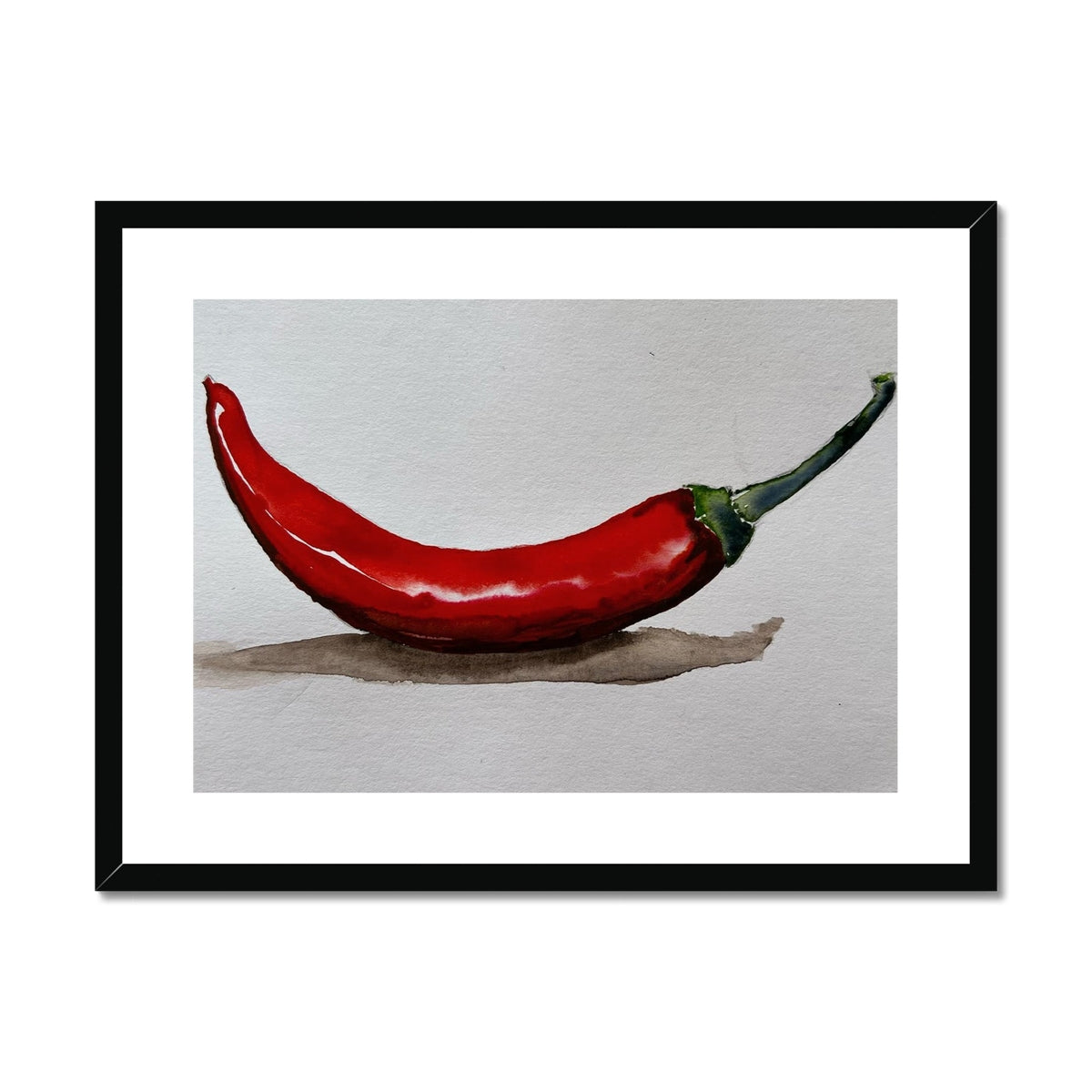 Red Pepper Framed & Mounted Print