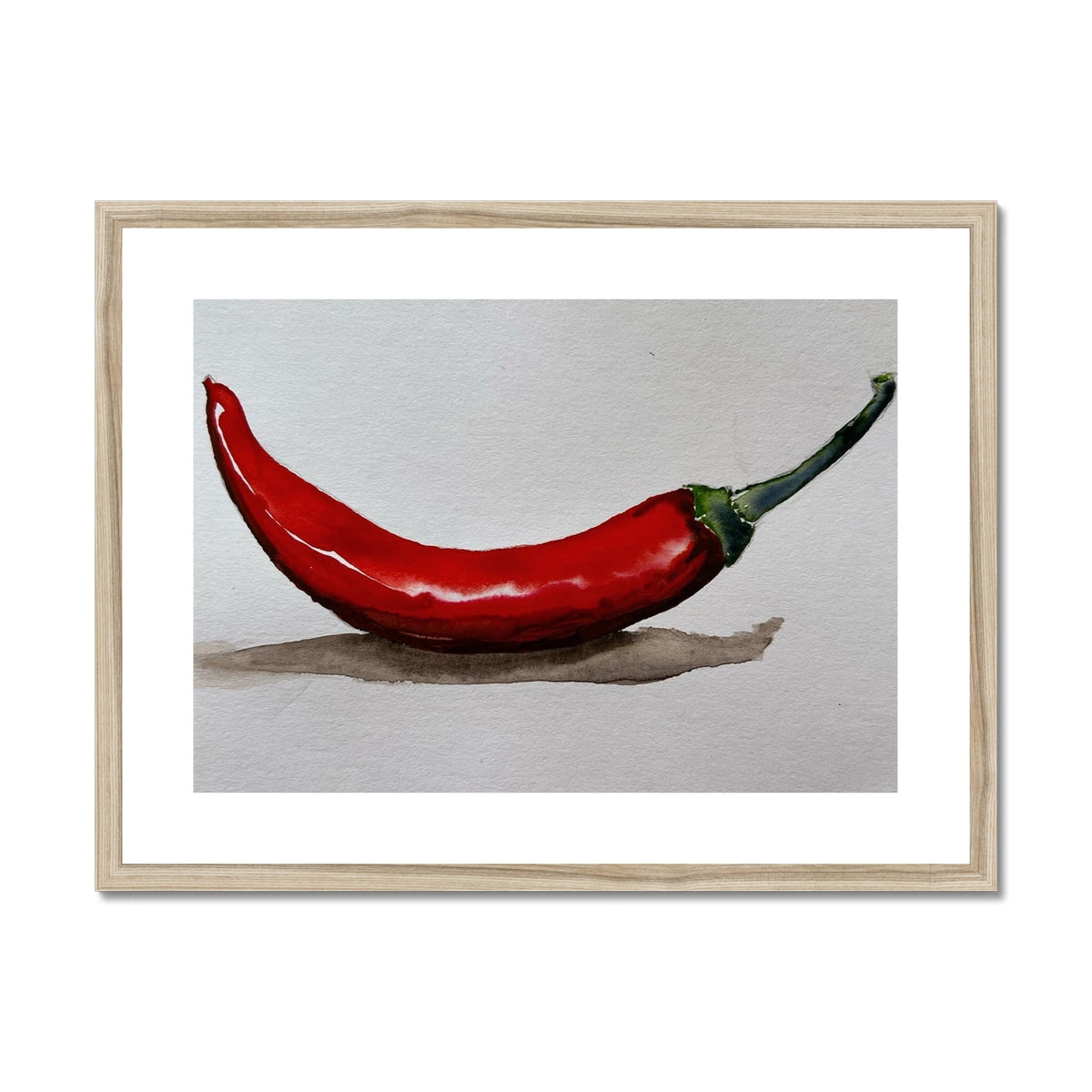 Red Pepper Framed & Mounted Print